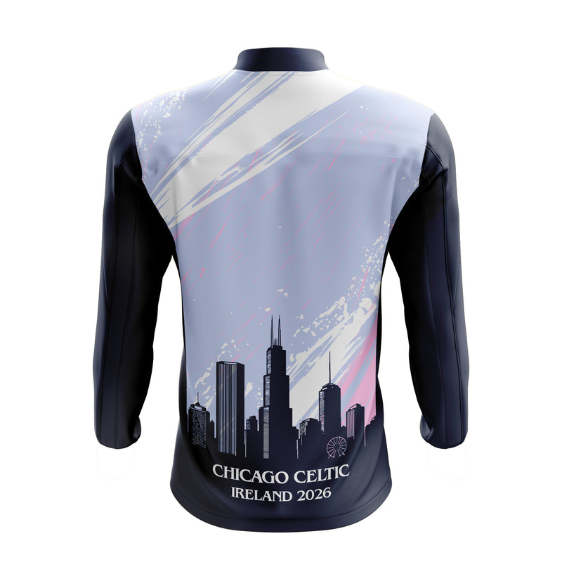 Load image into Gallery viewer, Chicago Celtic Sublimated Midlayer (1/4 Zip) Full Sublimation (Ireland 2026) - Adults
