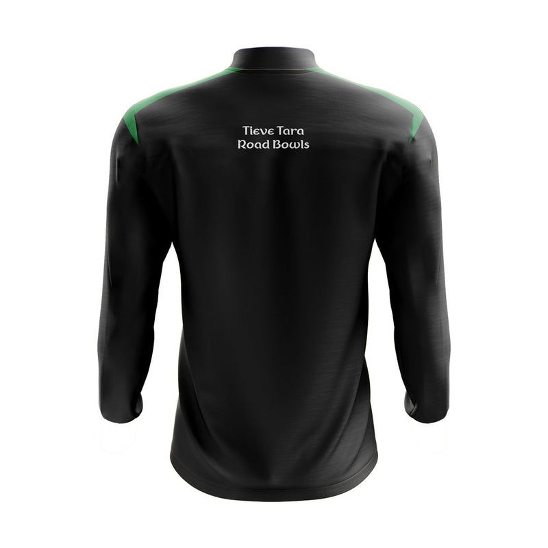 Load image into Gallery viewer, Tieve Tara Road Bowls Midlayer (1/4 Zip) Adroit (Black/Green/Orange) - Adults
