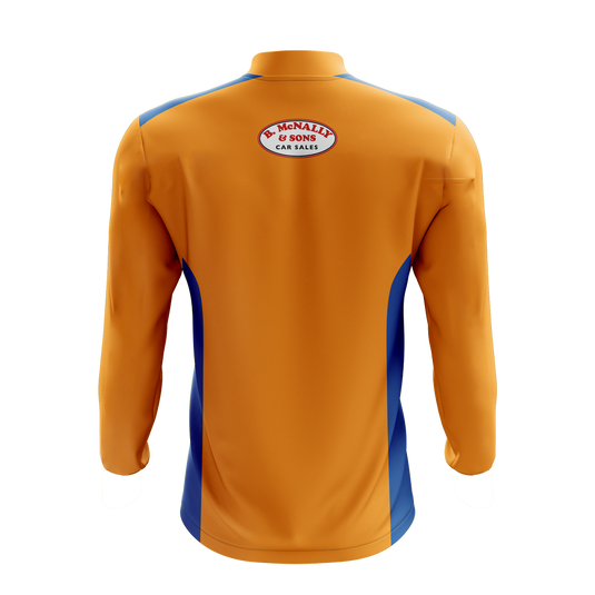 Upperlands FC Midlayer (1/4 Zip) Endure (Orange/Blue/Black) - Adults