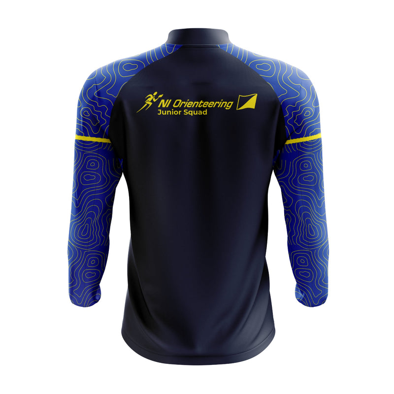 Load image into Gallery viewer, NI Orienteering Midlayer (1/4 Zip) Stellar Sublimated - Adults
