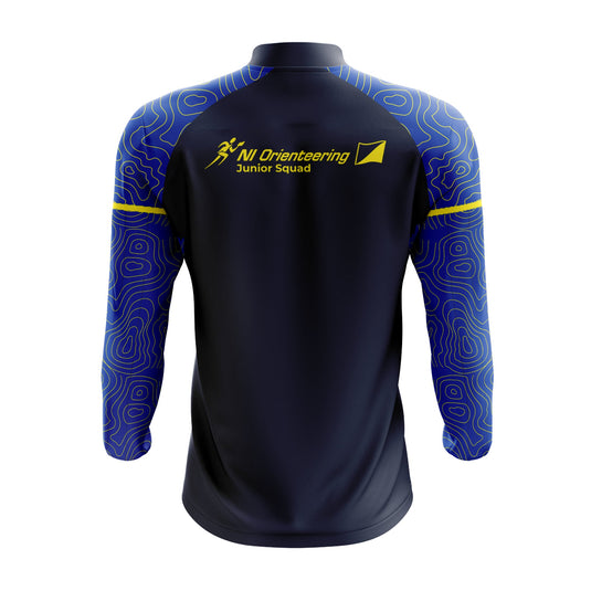 NI Orienteering Midlayer (1/4 Zip) Stellar Sublimated - Adults