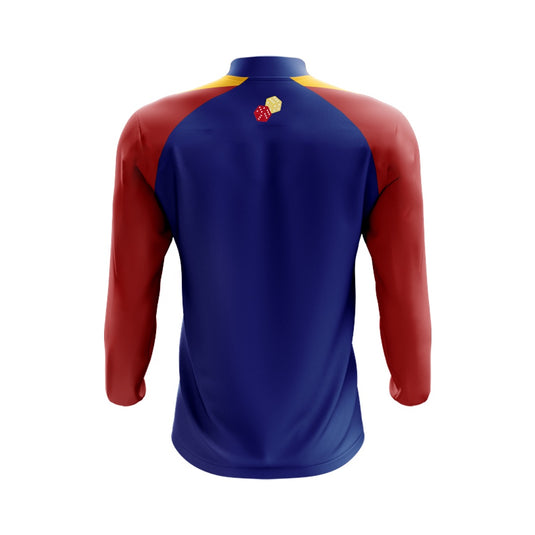 The Tactical Titans Midlayer (1/4 Zip) Stellar (Blue/Red/YellowGold) - Kids