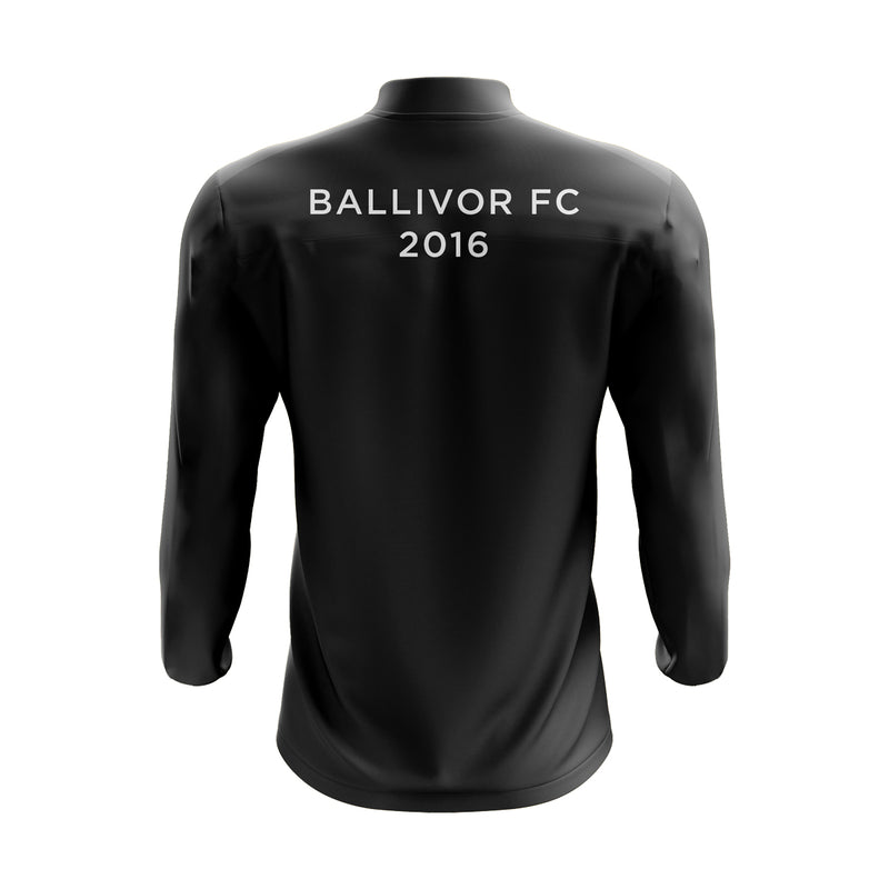 Load image into Gallery viewer, Ballivor FC Midlayer (1/4 Zip) Tenacity Grey/Black - Kids
