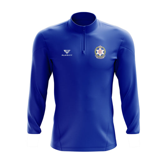 Rectory Rangers FC Midlayer (1/4 Zip (Blue) - Kids