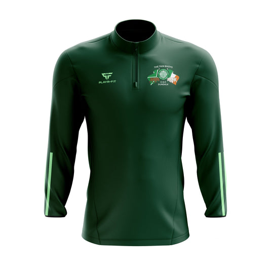 The Tain Bhoys CSC Midlayer (1/4 Zip) (Bottle) - Kids