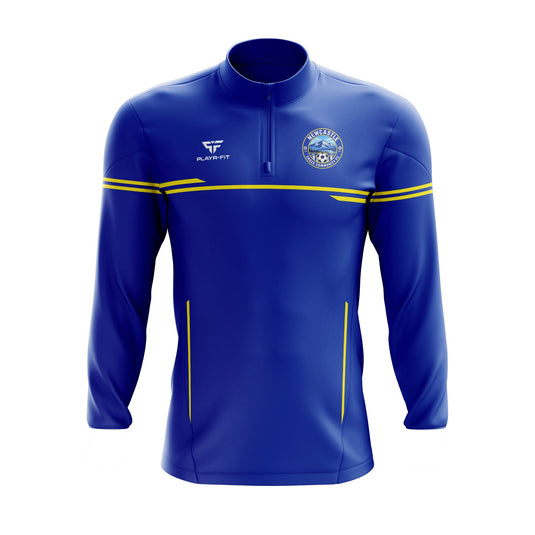 Newcastle Cross Community FC Midlayer (1/4 Zip) Courage Blue/Yellow - Adults