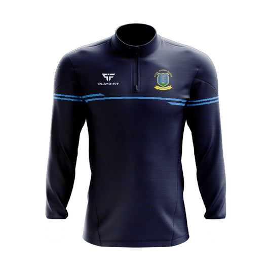 Scoil Naomh Buithe Staff Midlayer (1/4 Zip) Courage (Navy/Sky) - Adults