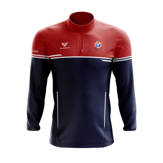 Scoil Einde BNS Students Leavers Midlayer (1/4 Zip) Courage (Navy/Red/White) - Adults