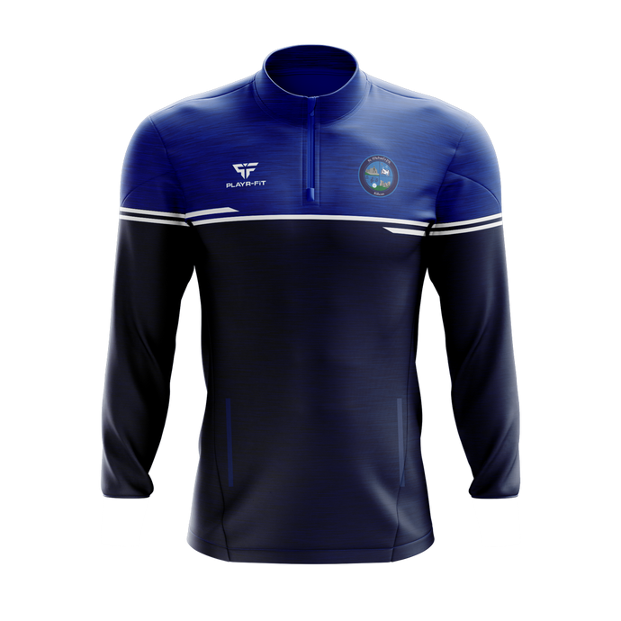 St Michaels PS Killean Students Midlayer (1/4 Zip) Courage Navy/Royal Blue - Kids