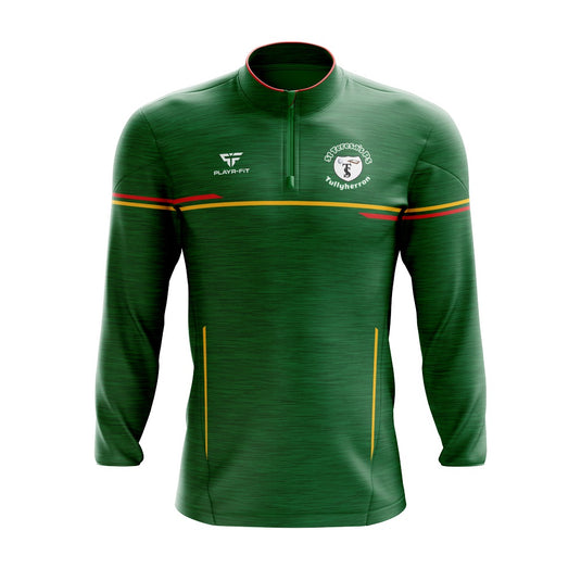 St Teresa's PS Tullyherron Students Midlayer (1/4 Zip) Courage (Green/Red/YellowGold) - Kids