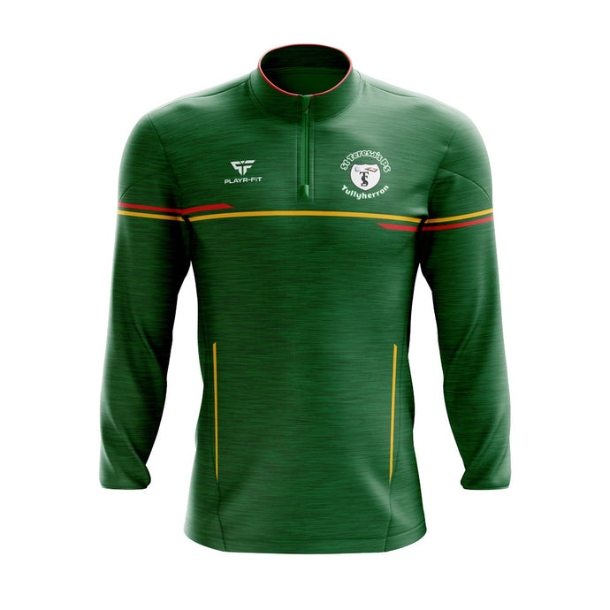 St Teresa's PS Tullyherron Students Midlayer (1/4 Zip) Courage (Green/Red/YellowGold) - Adults