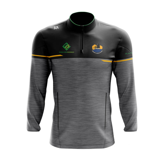 Cumann Peile Naomh Anna Midlayer (1/4 Zip) Courage (Black/Grey) - Adults