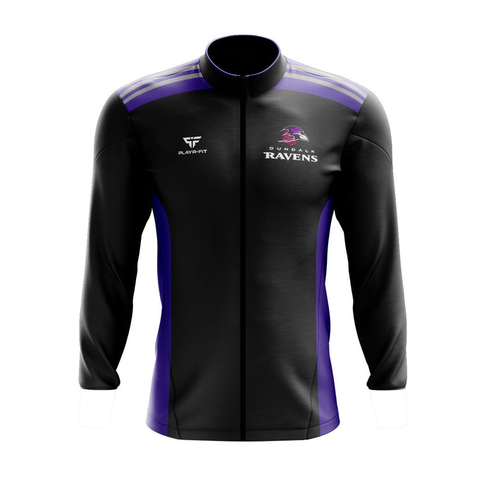 Dundalk Ravens Midlayer (Full Zip) Endure (Black/Purple/Grey) - Adults