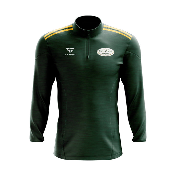 Gorey Central School Students Midlayer (1/4 Zip) Endure (Bottle/YellowGold) - Kids