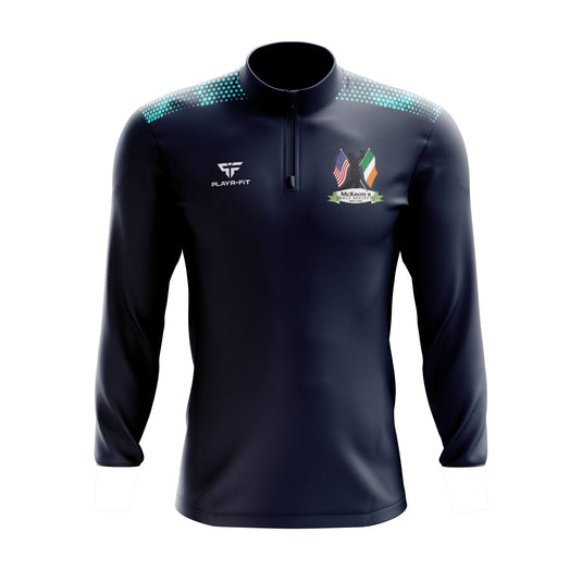 McKeons Golf Society NY Pro Midlayer Navy/Teal - Adults