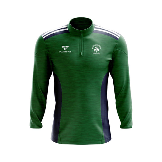 Newry Shamrocks GAC Midlayer (1/4 Zip) Endure (Green/Navy/White) - Adults