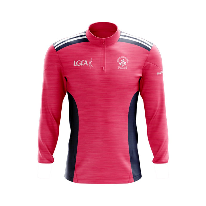 Newry Shamrocks GAC Midlayer (1/4 Zip) Endure (Pink/Navy/White) - Kids