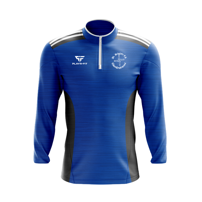 St Brigids PS Glassdrummond Midlayer (1/4 Zip) Endure Royal Blue/Black - Adults