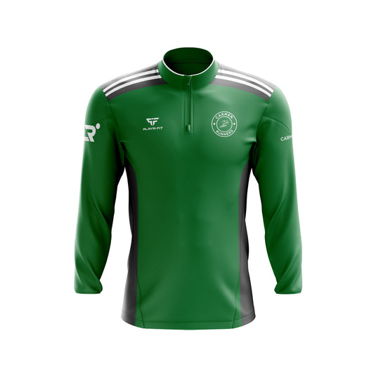 Carmen Runners Midlayer (1/4 Zip) Endure (Green/Grey/White) Dublin 2025 - Adults