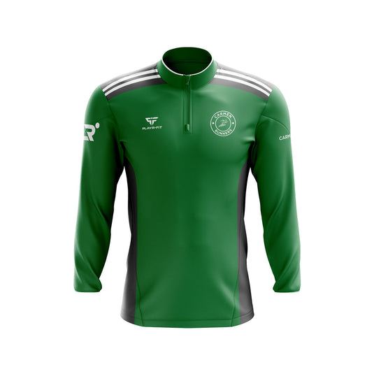 Carmen Runners Midlayer (1/4 Zip) Endure (Green/Grey/White) Dublin 2025 - Adults