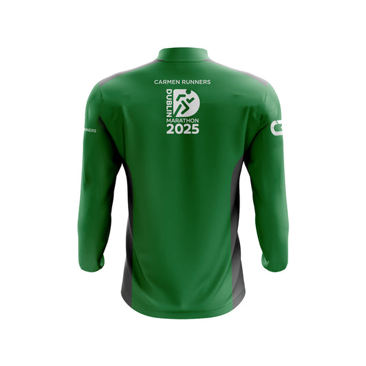 Carmen Runners Midlayer (1/4 Zip) Endure (Green/Grey/White) Dublin 2025 - Adults