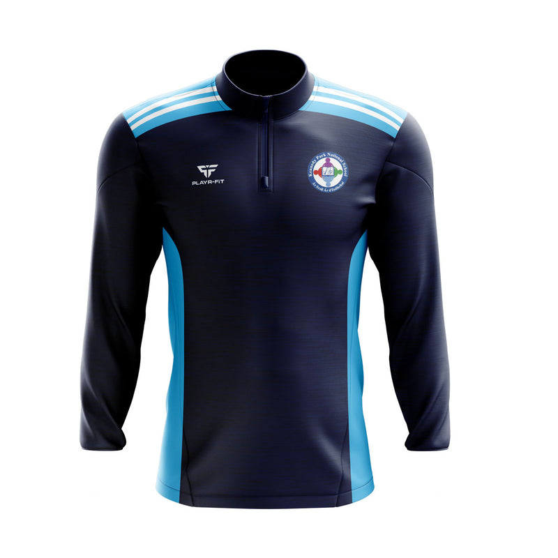 Load image into Gallery viewer, Kennedy Park NS Wexford Midlayer (Thornhill) (1/4 Zip) Stellar (Navy/Sky Blue) - Adults
