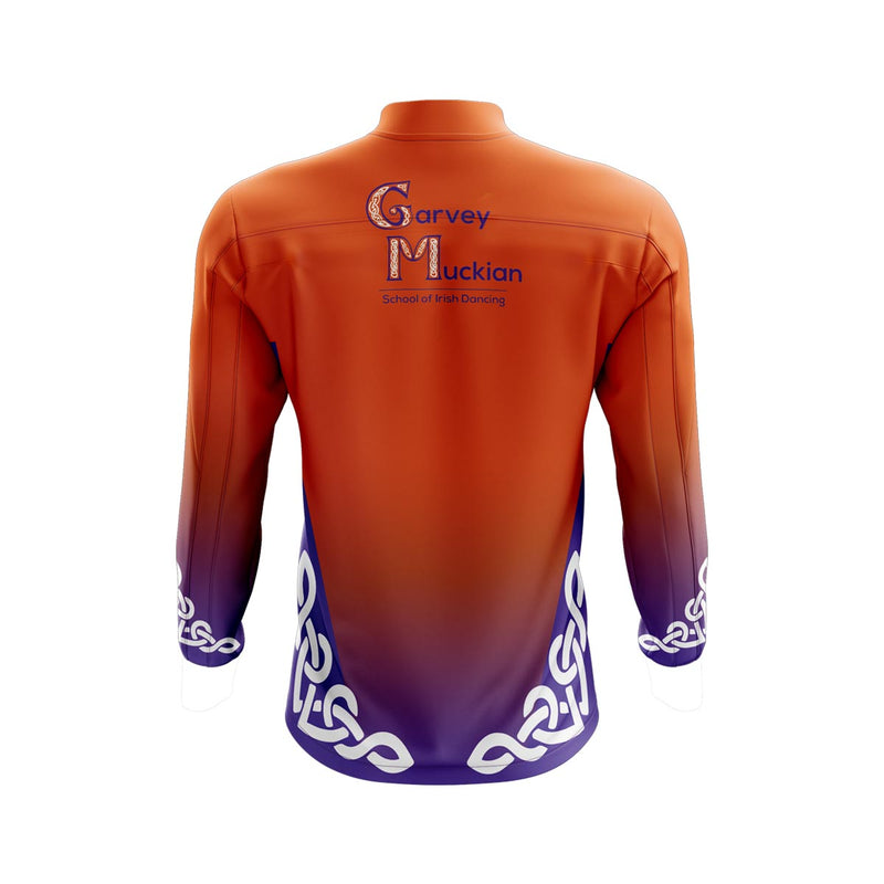Load image into Gallery viewer, Garvey Muckian School of Irish Dancing Sublimated Midlayer (Full Zip) RangeName Colour - Kids
