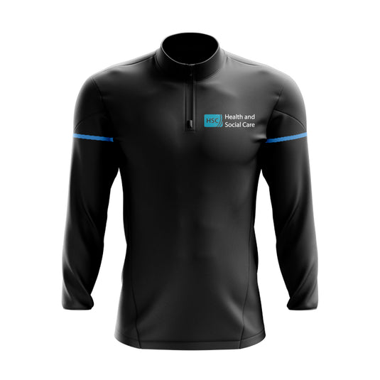 HSC Midlayer (Black) (1/4 Zip) - Adults