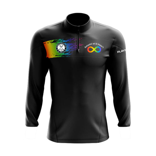 Autastic at St Peters Midlayer (1/4 Zip) Optimum (Black) - Adults