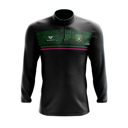 Passage AFC Midlayer (1/4 Zip) Optimum Black/Green/Pink - Adults