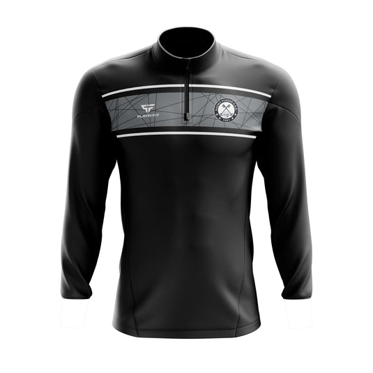 St Peters GAC Lurgan Midlayer (1/4 Zip) Optimum (Black/Grey) - Adults