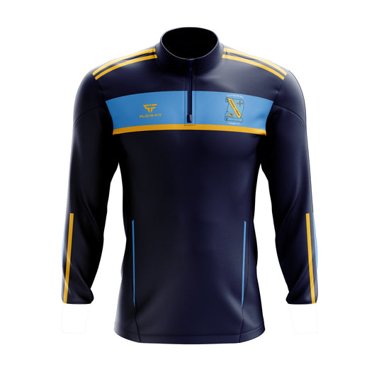 Ardaghy NS Midlayer (1/4 Zip) Optimum (Navy/Sky Blue) - Kids