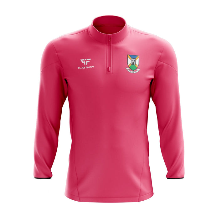 Tullylish GAC Midlayer (1/4 Zip) (Pink) - Adults