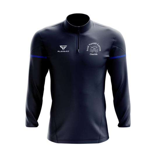 Scoil Naomh Lorcan Omeath Midlayer (1/4 Zip) Stellar Navy/Blue - Kids