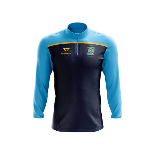 Ardaghy NS Staff Midlayer (1/4 Zip) Spirit Navy/Sky Blue - Adults