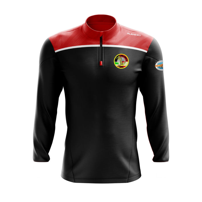 Dreadnots GFC Midlayer (1/4 Zip) Spirit (Black/Red/White) - Kids