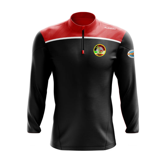Dreadnots GFC Midlayer (1/4 Zip) Spirit (Black/Red/White) - Kids