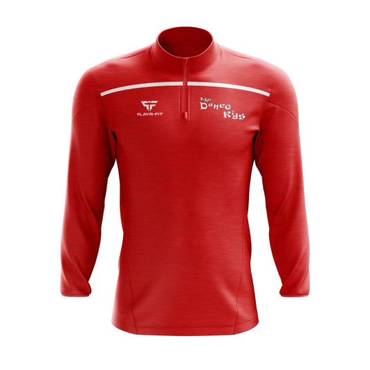 The Dance Kids Midlayer (1/4 Zip) Spirit (Red/White) - Adults