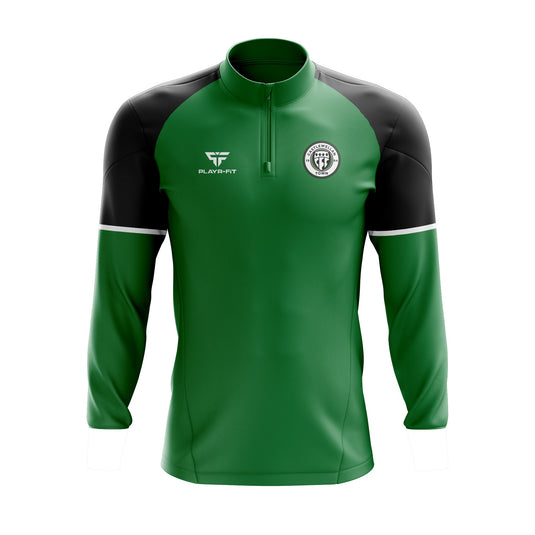 Castlewellan Town FC Midlayer (1/4 Zip) Stellar (Green/Black) - Adults