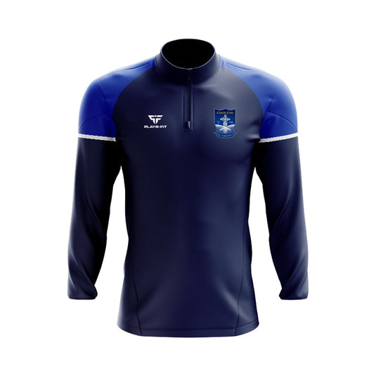 Clones GAC Mens Midlayer (1/4 Zip) Stellar Navy/Blue - Kids