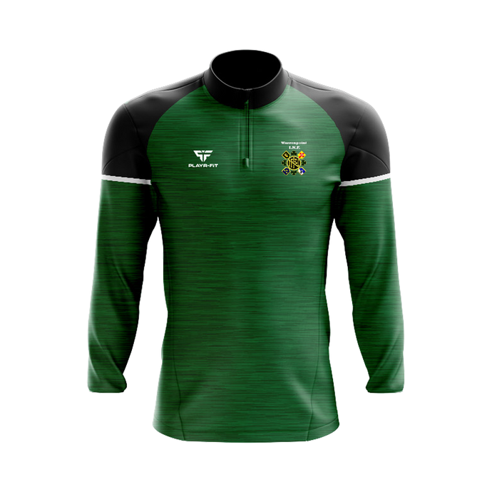 INF Warrenpoint Midlayer (1/4 Zip) Stellar Green/Black - Kids