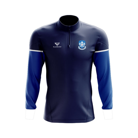 Latton ORahillys GAC Midlayer (1/4 Zip) Stellar (Navy/Blue/White) - Kids