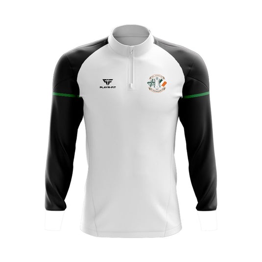 Monaghan CSC Midlayer (1/4 Zip) Adroit (White/Black) - Adults
