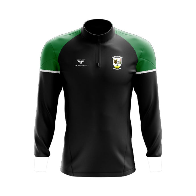 Rockcorry CLG Midlayer (1/4 Zip) Stellar (Black/Green) - Kids