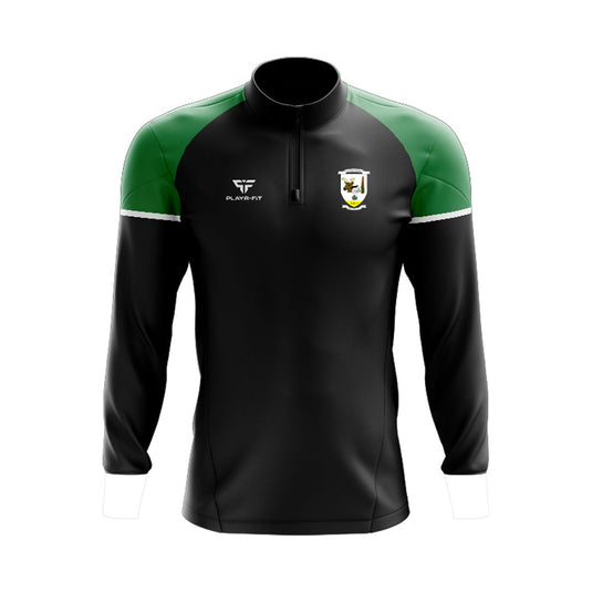 Rockcorry CLG Midlayer (1/4 Zip) Stellar (Black/Green) - Kids
