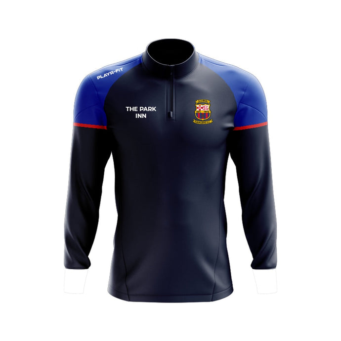 Scarva Rangers FC Midlayer (1/4 Zip) Stellar Navy/Blue/Red - Adults