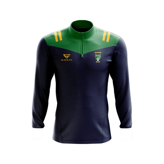 Ballyduff NS Students Midlayer (1/4 Zip) Adroit (Navy/Green) - Adults