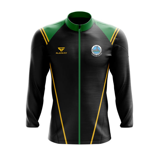 Claregalway Handball Club Midlayer (Full Zip) Vigour (Black/Green/YellowGold) - Adults