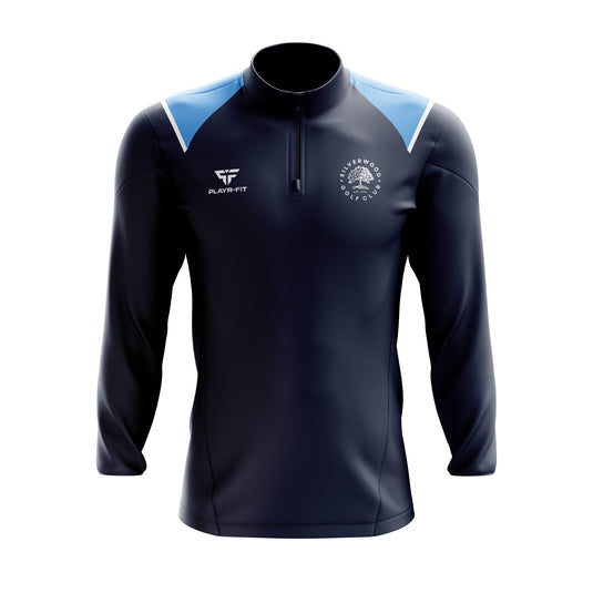 Silverwood Golf Club Pro Midlayer - Navy/Sky (Summer Wear) - Adults