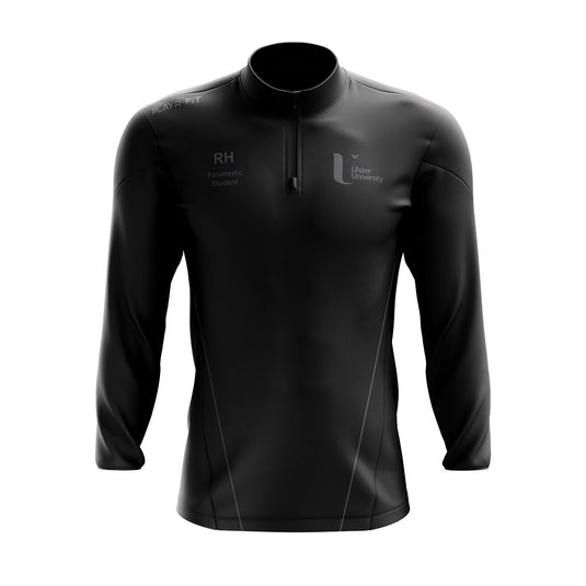 UU Paramedic Student Midlayer (1/4 Zip) Vigour (Black/Grey) - Kids